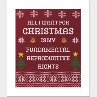 Reproductive Rights For Christmas Posters and Art